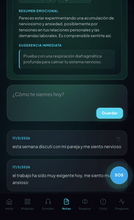 Respiración guiada